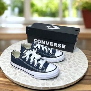 Converse Chuck Taylor All Star Navy Toddler Kids 11 Low Top Unisex Sneakers NIB